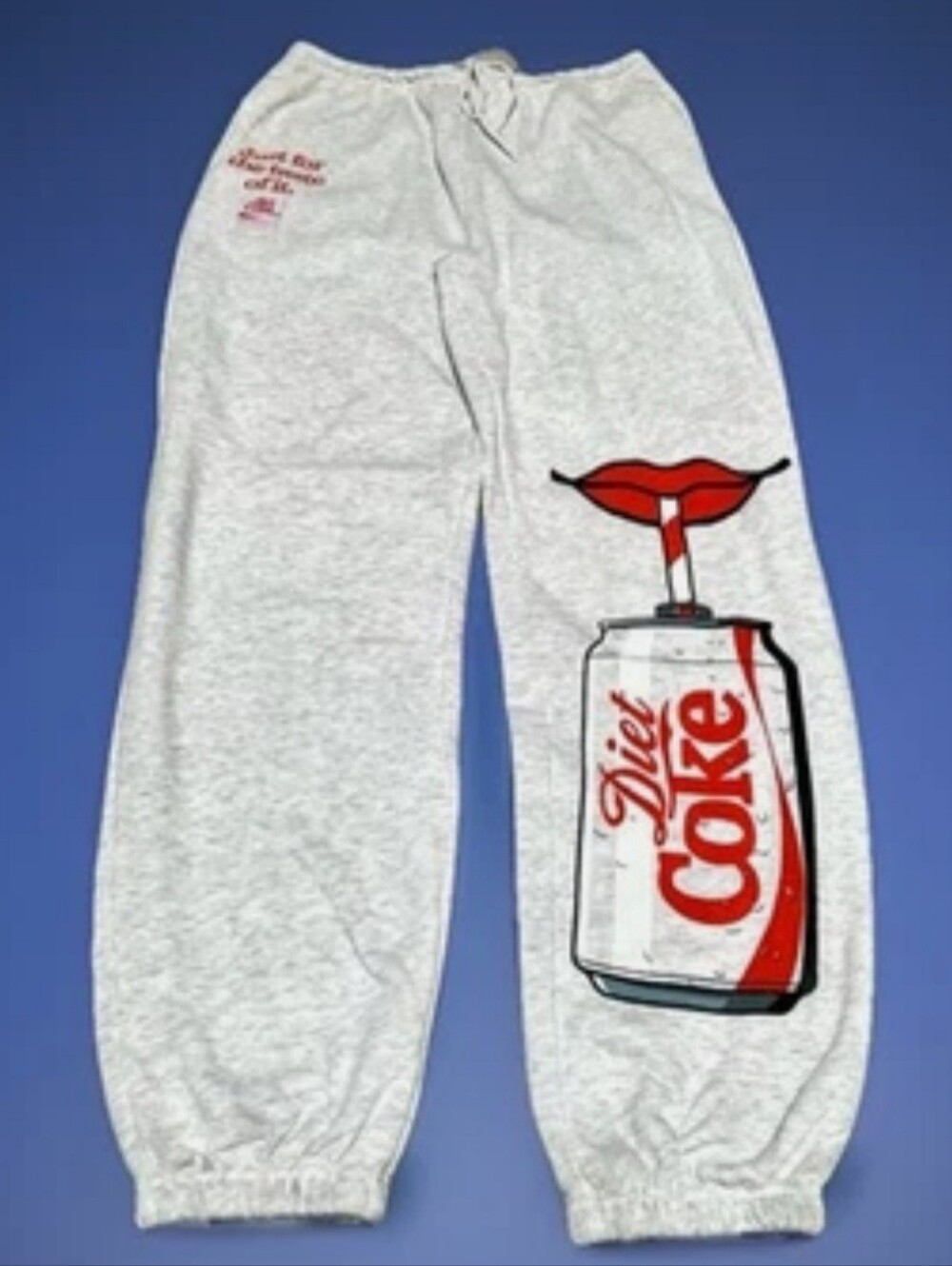 Diet Coke Graphic Gray Sweatpants, NWT, Sz XXL - Picture 7 of 9